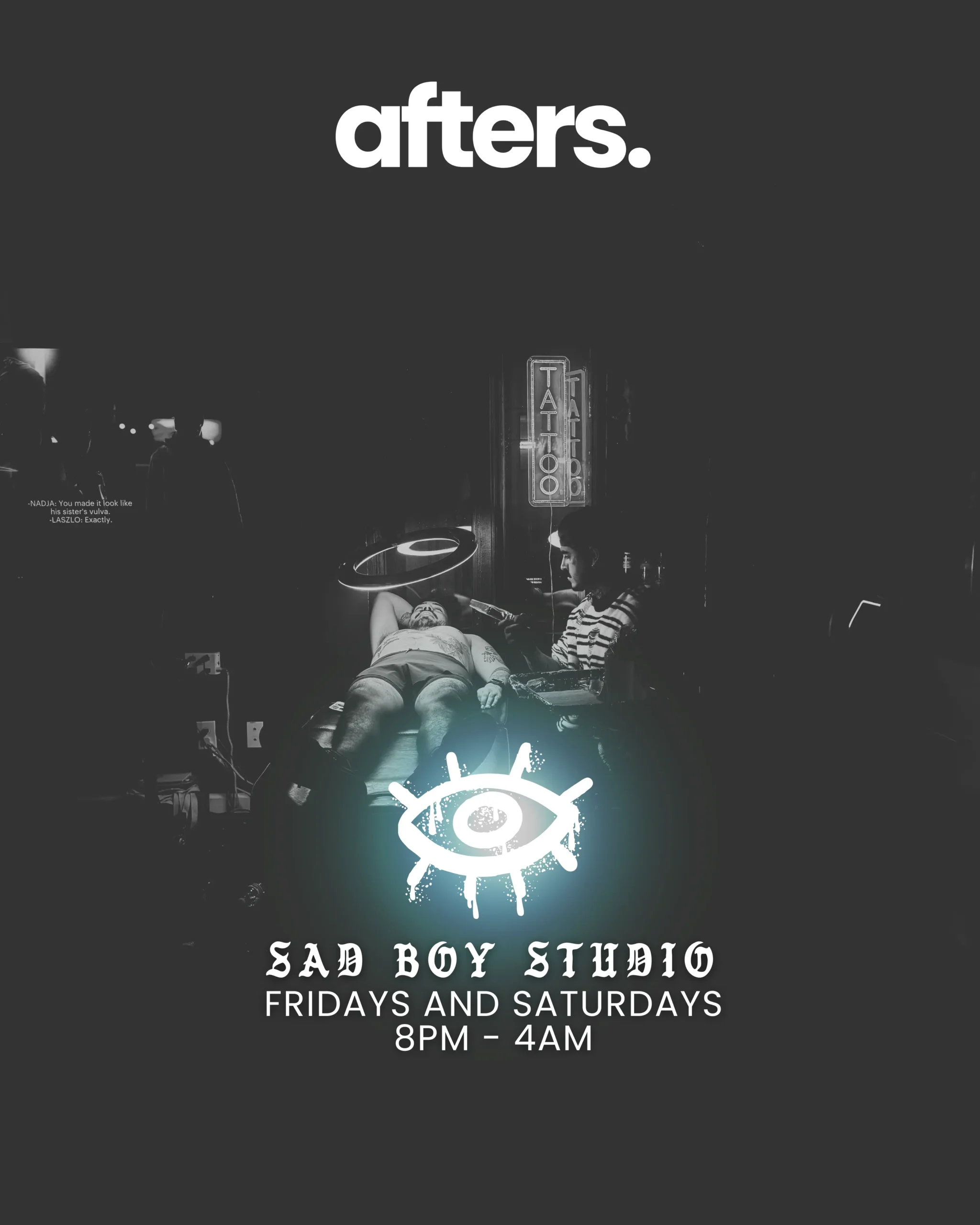 afters pop up Afters pop up
